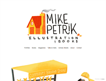 Tablet Screenshot of mikepetrik.com